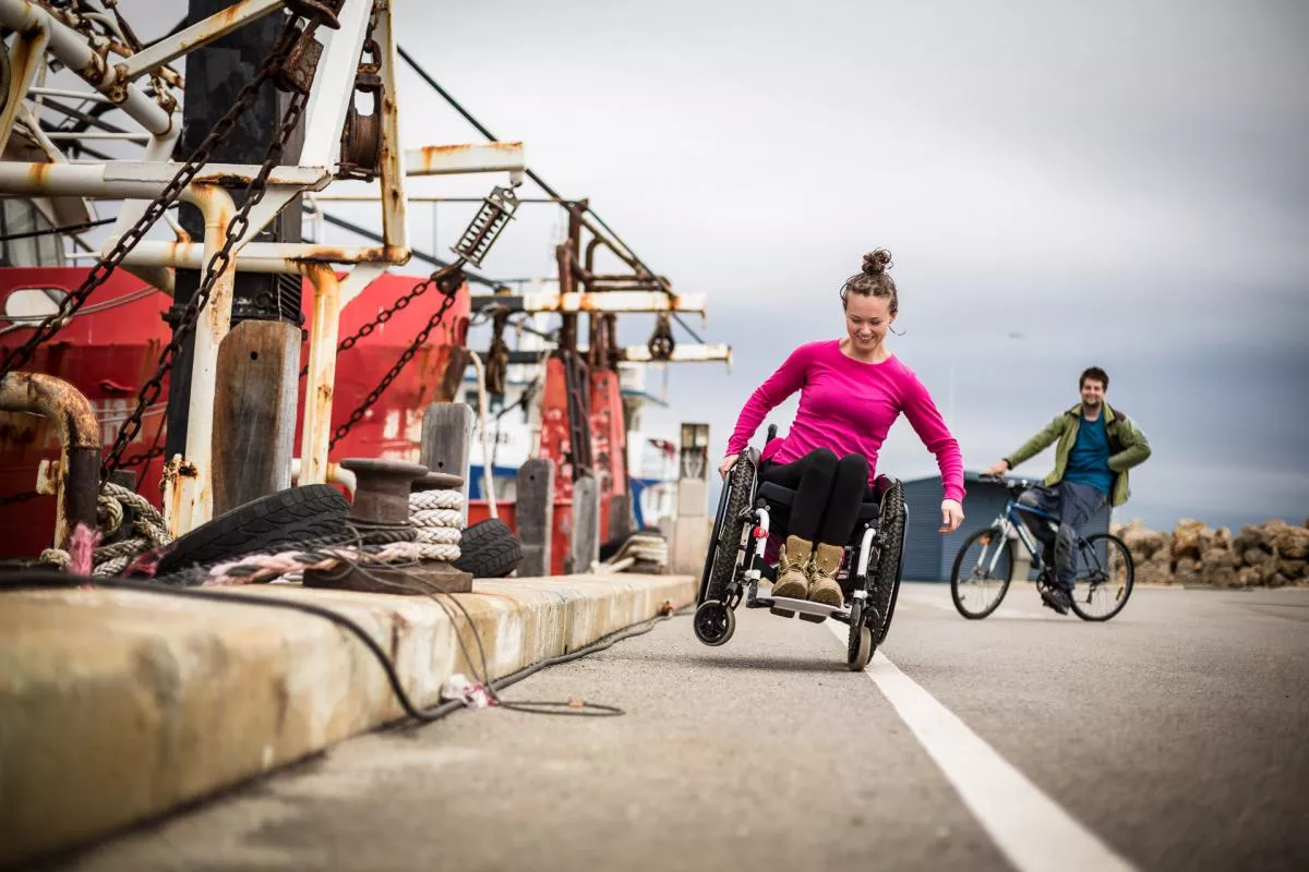 Kristína Madejová na vozíku kolem světa