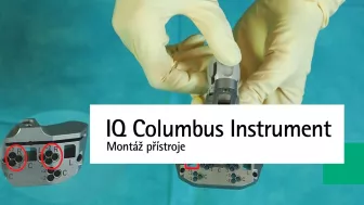 Montáž přístroje IQ Columbus Instrument 